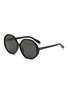 Main View - Click To Enlarge - LINDA FARROW - Paloma Acetate Round Sunglasses