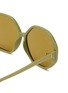 Detail View - Click To Enlarge - LINDA FARROW - Paloma Acetate Round Sunglasses