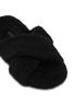 Detail View - Click To Enlarge - YVES SALOMON - Curly Merino Mules