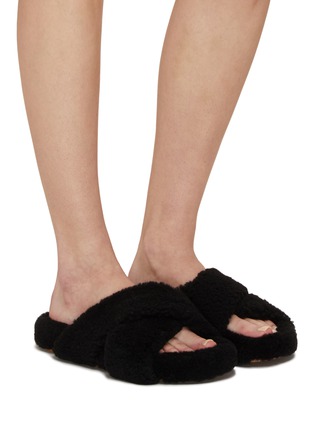 Figure View - Click To Enlarge - YVES SALOMON - Curly Merino Mules