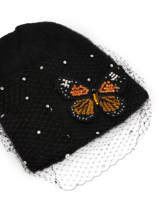 Detail View - Click To Enlarge - JENNIFER BEHR - Cassius Violette Beanie