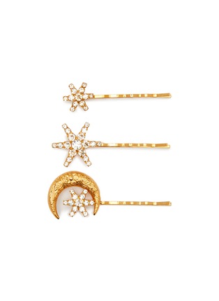 Main View - Click To Enlarge - JENNIFER BEHR - Cielo Swarovski Crystal Bobby Pin Set