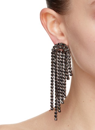Figure View - Click To Enlarge - DEMARSON - Ariel Crystal Chandellie Earrings