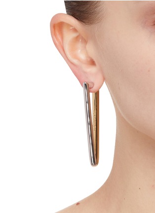 Figure View - Click To Enlarge - DEMARSON - Vita 12K Gold Sliver Plated Earrings