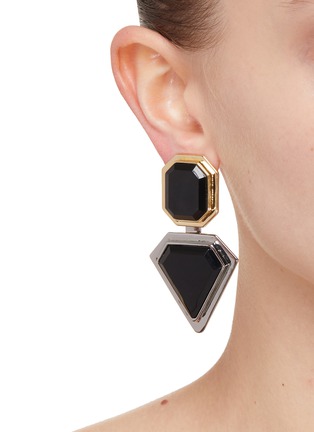 Figure View - Click To Enlarge - DEMARSON - Selena Resin Chunky Earrings