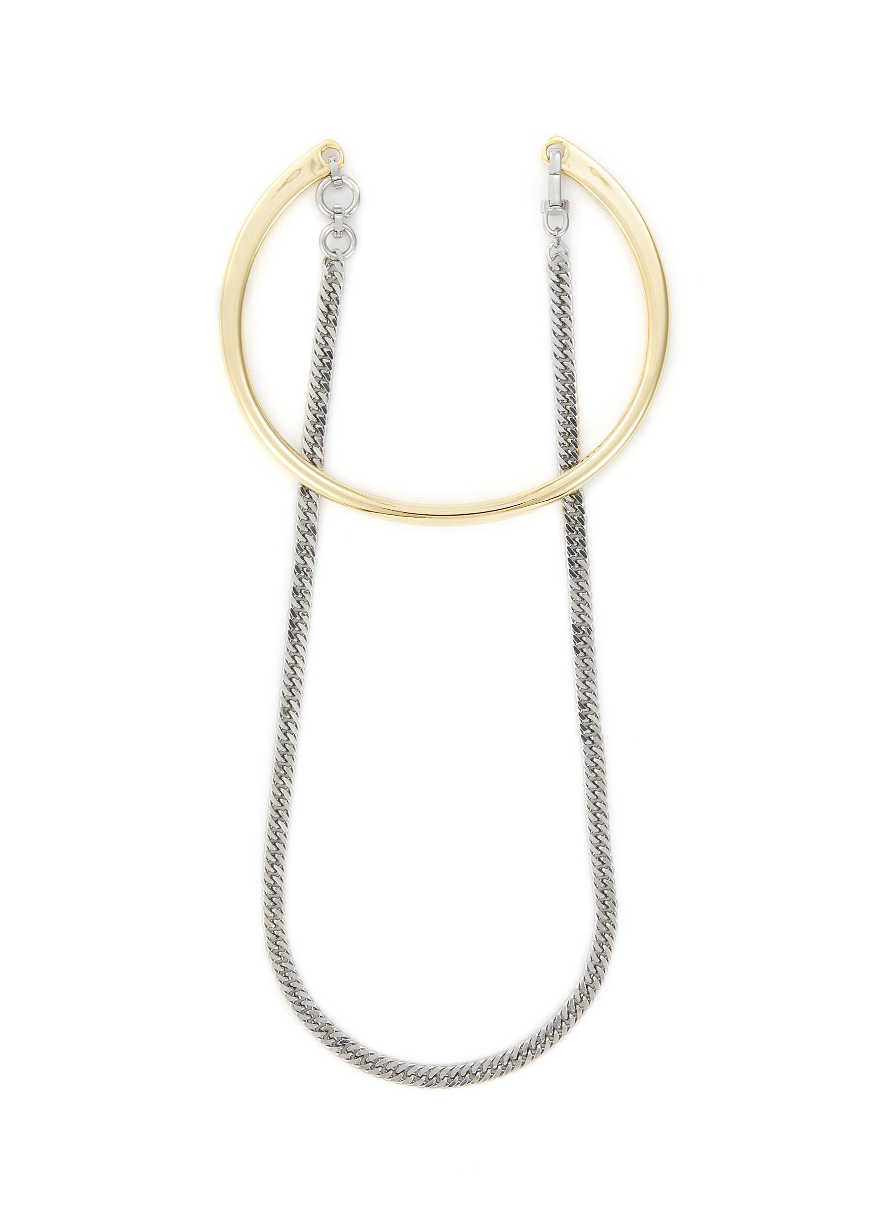 Suzanne 12K Gold Metal Wrap Necklace
