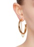 Figure View - Click To Enlarge - DEMARSON - Miley 12K Gold Plated Half Hoop Earrings