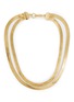Main View - Click To Enlarge - DEMARSON - Lisa Herringbone 12k Gold Plated Chain Layered Necklace
