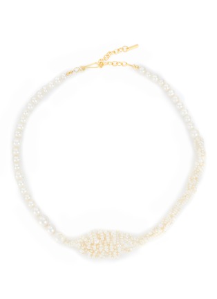Main View - Click To Enlarge - COMPLETEDWORKS - Freshwater Pearl 18ct Gold Plated Vermeil Necklace
