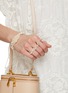 Figure View - Click To Enlarge - COMPLETEDWORKS - Freshwater Pearl Cubic Zirconia 14ct Gold Plated Vermeil Rings Set