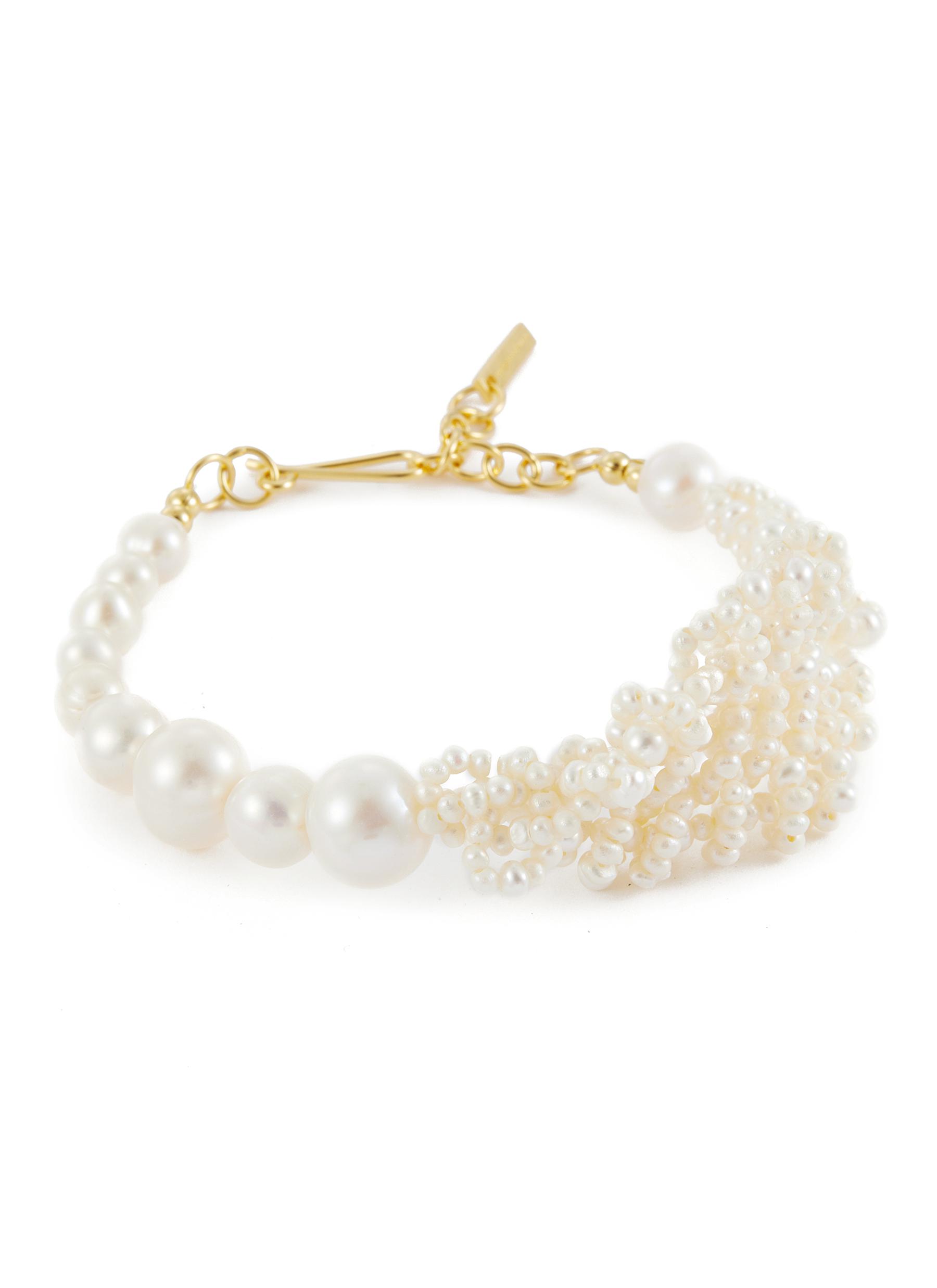 Freshwater Pearl 18ct Gold Plated Vermeil Bracelet