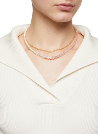Mini Paperclip Choker Necklace Adjustable 41cm/16” in 18ct Gold Vermeil on  Sterling Silver | Jewellery by Monica Vinader
