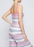 Back View - Click To Enlarge - SKIMS - Logo Plush Pointelle Scoop Neck Tank