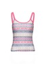 Main View - Click To Enlarge - SKIMS - Logo Plush Pointelle Scoop Neck Tank