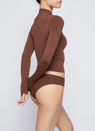 Back View - Click To Enlarge - SKIMS - Soft Smoothing Seamless Turtleneck Top