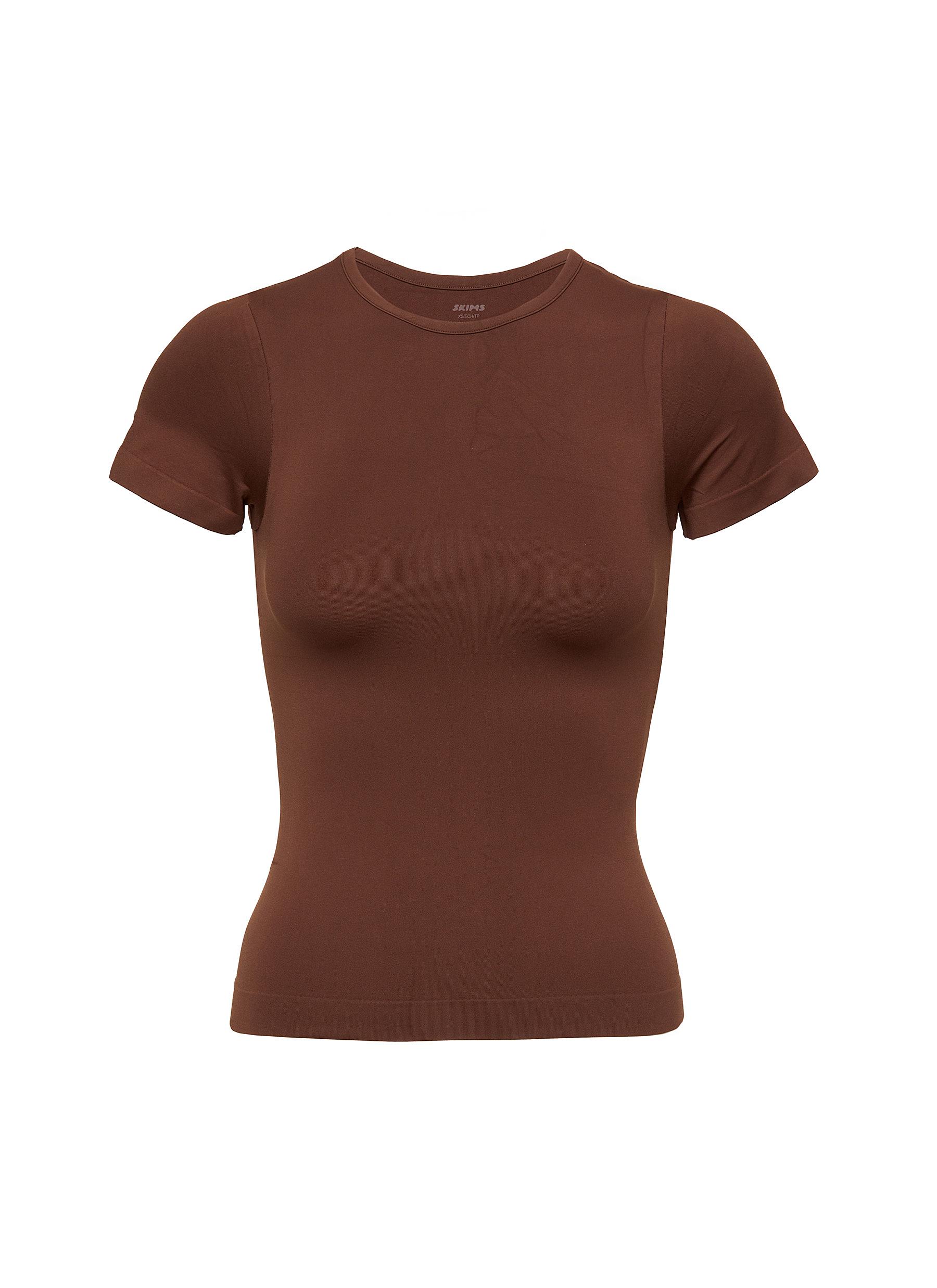 Womens Skims black Soft Smoothing T-Shirt | Harrods # {CountryCode}