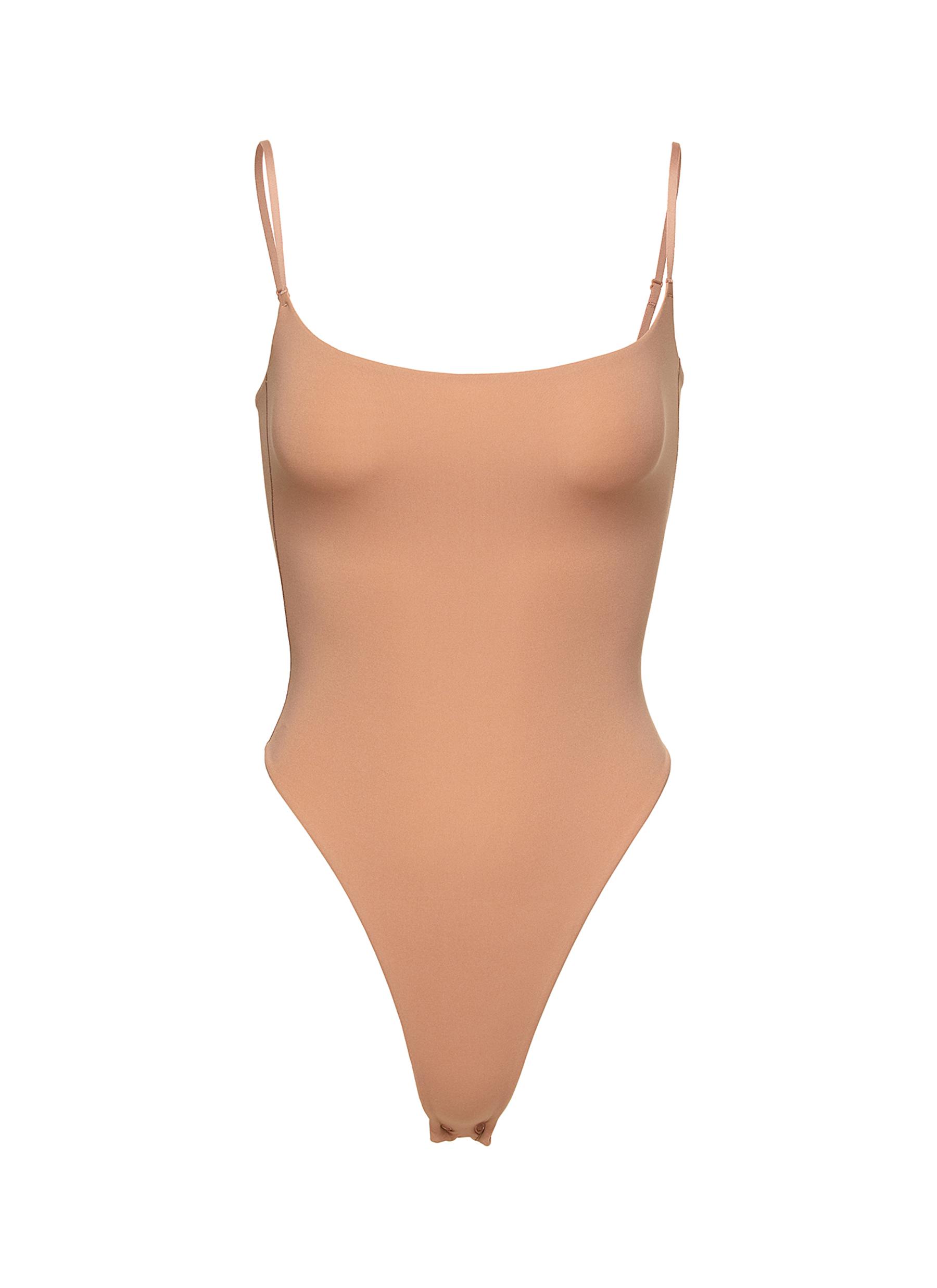 SKIMS Fits Everybody Thong Bodysuit - Nude
