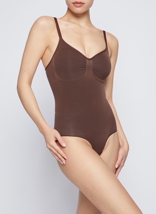 SKIMS, Seamless Sculpt Brief Bodysuit With Snaps, COCOA