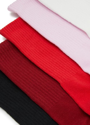 Detail View - Click To Enlarge - SKIMS - Cotton Rib Sport Socks — Set Of 5