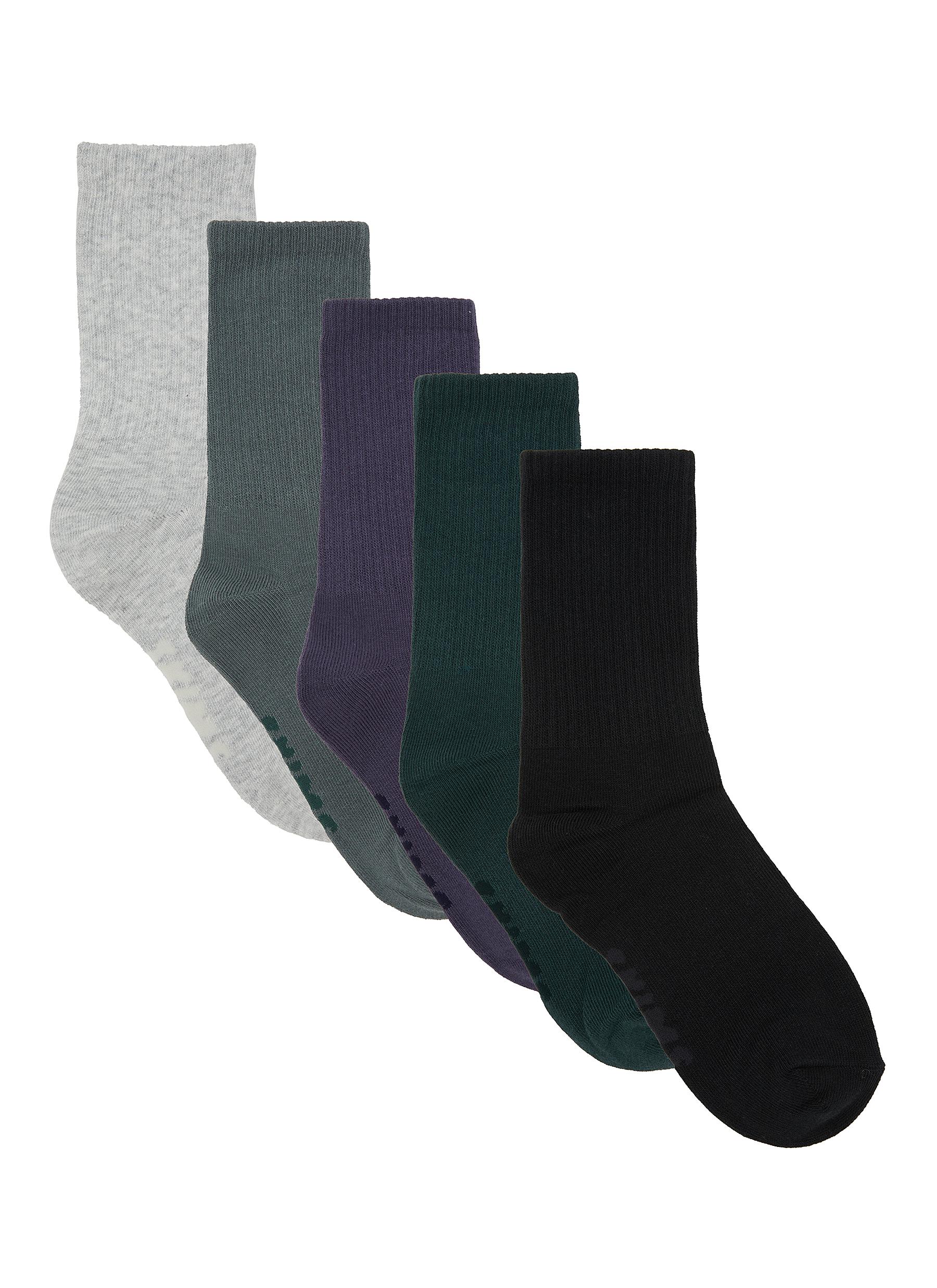 SKIMS, Cotton Rib Sport Socks — Set Of 5, Women
