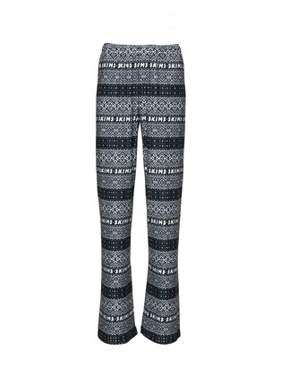 Skims Logo Pointelle Pant in Large. Marble