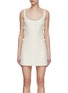 Main View - Click To Enlarge - SELF-PORTRAIT - Sequined Boucle Cut Out Mini Dress