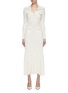 Main View - Click To Enlarge - SELF-PORTRAIT - Faux Pearl Embellished Knit Midi Dress