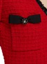  - SELF-PORTRAIT - Embellished Bow Knit Mini Dress