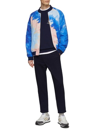 Figure View - Click To Enlarge - SCOTCH & SODA - Printed Reversible Bomber Jacket