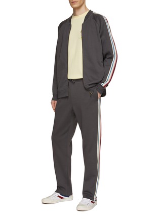 Figure View - Click To Enlarge - SCOTCH & SODA - Racer Stripe Zip Up Track Jacket