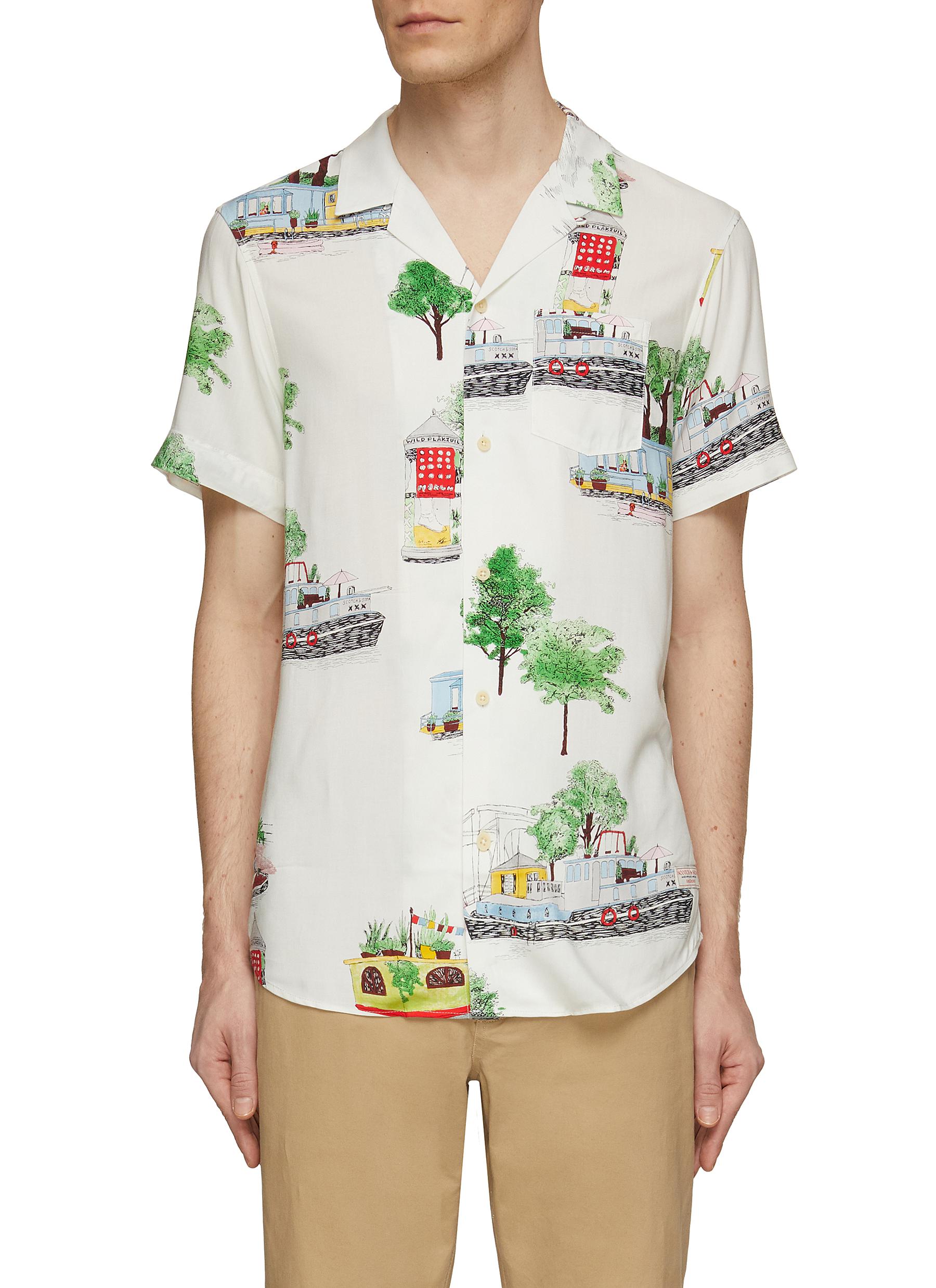 All Over Printed Short Sleeve Shirt