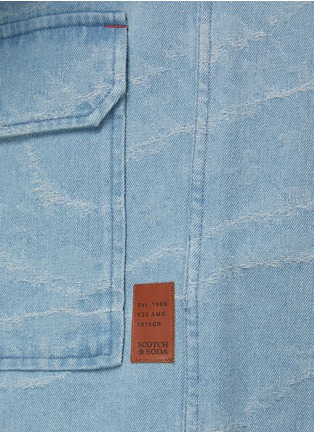 SCOTCH & SODA | Waves Jacquard Denim Workwear Jacket | Men | Lane