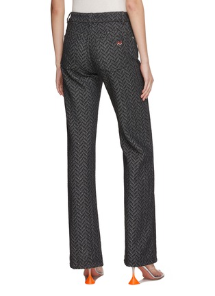 Back View - Click To Enlarge - MISSONI - Zig Zag Jacquard Jeans