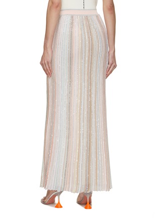 Back View - Click To Enlarge - MISSONI - Sequin Striped Maxi Skirt