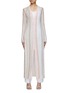 Main View - Click To Enlarge - MISSONI - Sequin Striped Knitted Long Cardigan
