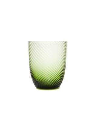 Main View - Click To Enlarge - NASONMORETTI - Idra Twisted Water Glass — Soraya Green