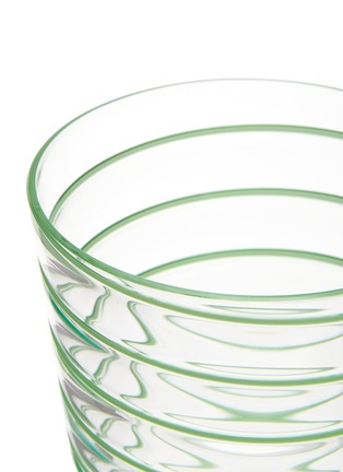 Detail View - Click To Enlarge - NASONMORETTI - Twist Water Glass — Green