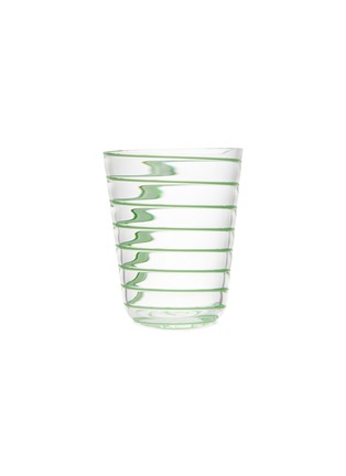 Main View - Click To Enlarge - NASON MORETTI - Twist Water Glass — Green