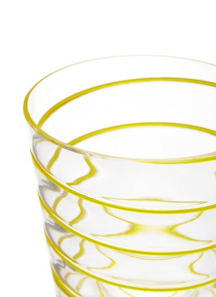 Detail View - Click To Enlarge - NASONMORETTI - Twist Water Glass — Yellow