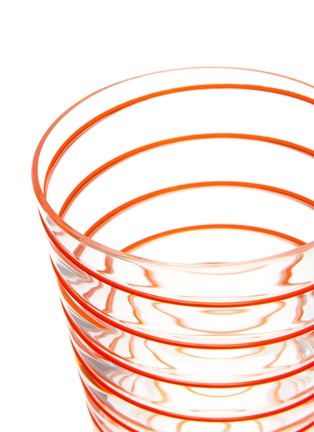 Detail View - Click To Enlarge - NASON MORETTI - Twist Water Glass — Orange