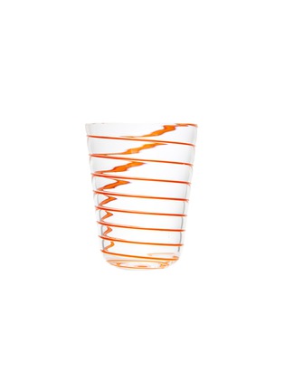 Main View - Click To Enlarge - NASON MORETTI - Twist Water Glass — Orange