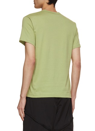 Back View - Click To Enlarge - COMME DES GARÇONS SHIRT - Logo Cotton T-Shirt