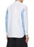 Back View - Click To Enlarge - COMME DES GARÇONS SHIRT - Multi Striped Pocket Cotton Shirt