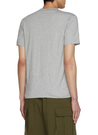 Back View - Click To Enlarge - COMME DES GARÇONS SHIRT - Patchwork Crewneck Cotton T-Shirt