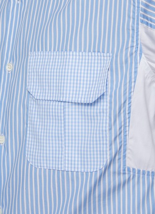  - COMME DES GARÇONS SHIRT - Striped Double Pocket Cotton Shirt