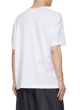 Back View - Click To Enlarge - COMME DES GARÇONS SHIRT - Splotch Print Cotton T-Shirt