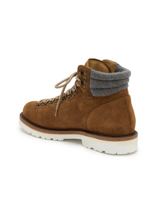  - BRUNELLO CUCINELLI - Lace Up Suede Boots