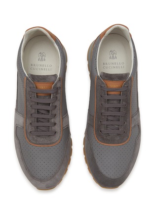 Detail View - Click To Enlarge - BRUNELLO CUCINELLI - Lace Up Sneakers