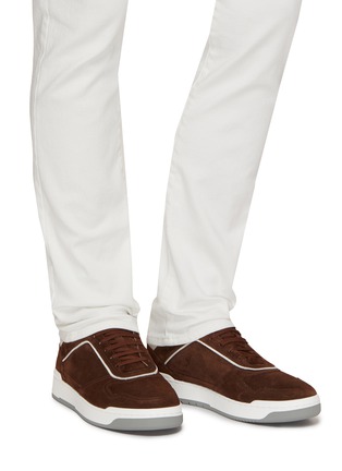 Figure View - Click To Enlarge - BRUNELLO CUCINELLI - Suede Sneakers