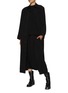 Figure View - Click To Enlarge - YOHJI YAMAMOTO - Soft Button Up Belted Coat